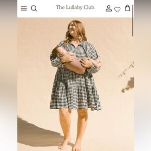 The Lullaby Club Black Gingham Avalon Dress